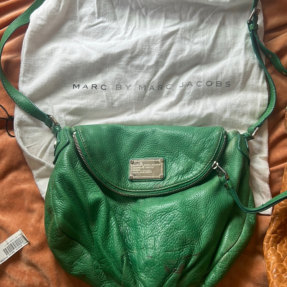 Marc Jacob’s crossover bag green